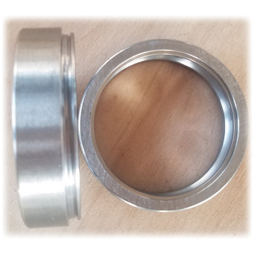 Deep groove ball bearing ring with snap groove